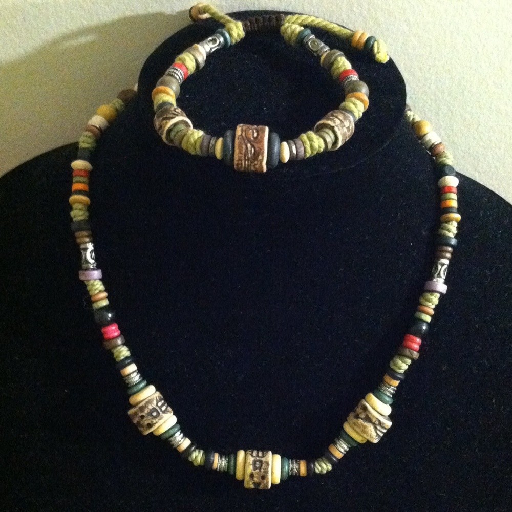 Bracelet and Necklace Set (Handmade)